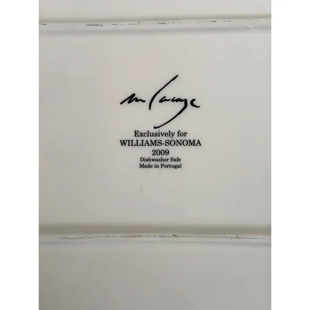 Williams-Sonoma Marc Lacaze 2009 Bordeaux Wine Map Ceramic Serving Platter Tray
